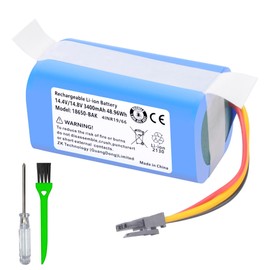 DFTIM 3400mAh Vacuum Compatible Battery for AIRROBO P10 Robot Vacuum Cleaner Series 14.4V with Installation Tools
