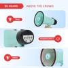 B S Lound Speaker 20 watt Megaphone with Siren Bullhorn,4