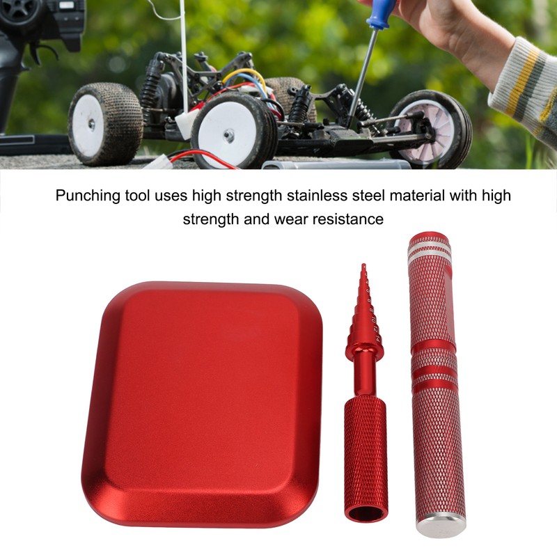 RC Repair Tools Kit Punch Cross Wrench Body Reamer Set