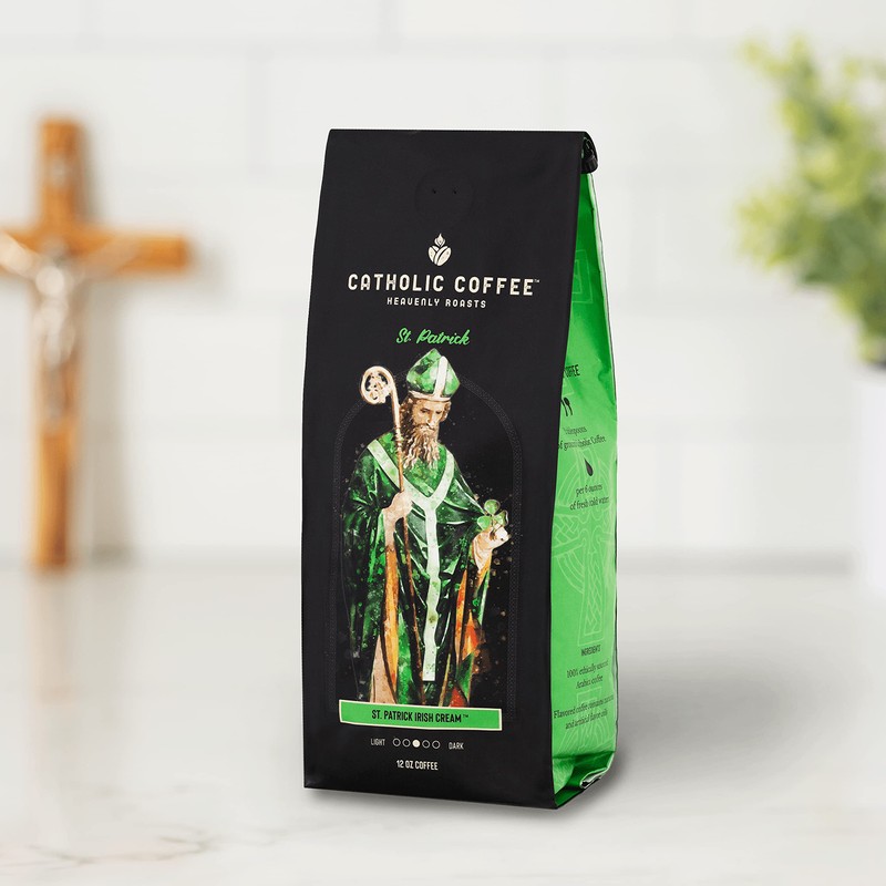 Catholic Coffee St. Patrick | Irish Cream Flavored Medium Roast