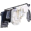 WEBI Clothing Rack Wall Mount,65" Industrial Pipe Clothes Rack for