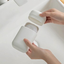 HL] Soap case portable travel White/ONESIZE 2ea