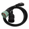 DB15 to 6P J1708 9p J1939 Diagnostic Adapter Cable 402048
