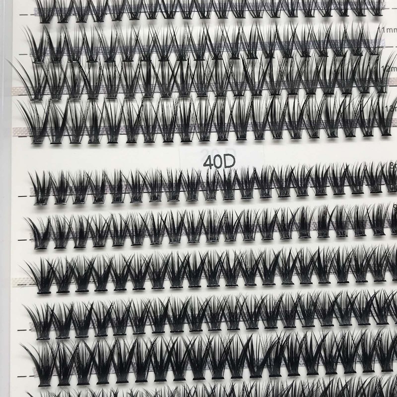 False Eyelashes 240pcs Mixed Tray 30&40D C Curl, Stunning &
