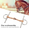 Horse Full Cheek Snaffle Stainless Steel Ring Snaffle Bit for