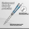 FLISSA Balisong Trainer Smooth Practice No Offensive Blade