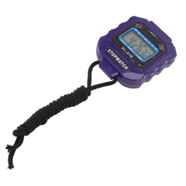Fockety Sports Stopwatch, Single Line Electronic Stopwatch, 2 ABS Displays, Good Sensitivity, Large Screen for Running (Blue)