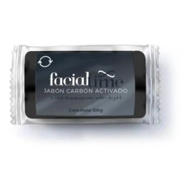 Jabón De Carbón Activado 100gr (kit 18 Piezas) Facial Time                                                                                            