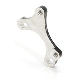 XLC Unisex - Adult BR-X28 Disc Brake Adapter for IS Brake, Black, Silver, One Size