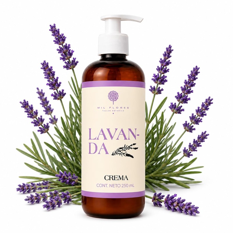 Mil Flores Crema Hidratante Manos y Cuerpo Lavanda 250 ml