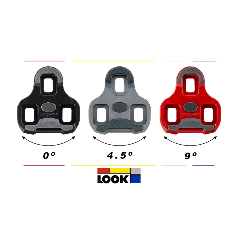 LOOK Unisex - Adult Grip Bicycle Pedals, Black, One Size