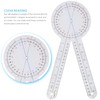 outlev Goniometer Set 3 Pieces of 6/8/12 Inch Occupational Physical