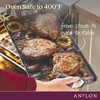 Anolon Advanced Home Hard Anodized Nonstick Double Burner/Flat Grill/Griddle Rack,