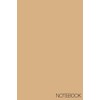 Desert Mist Minimalist Notebook: Blank Lined 120 Page 6x9 Note