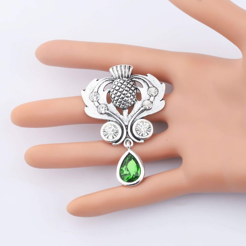 CENWA Outlander - Broche de cardo escocés con diseño de