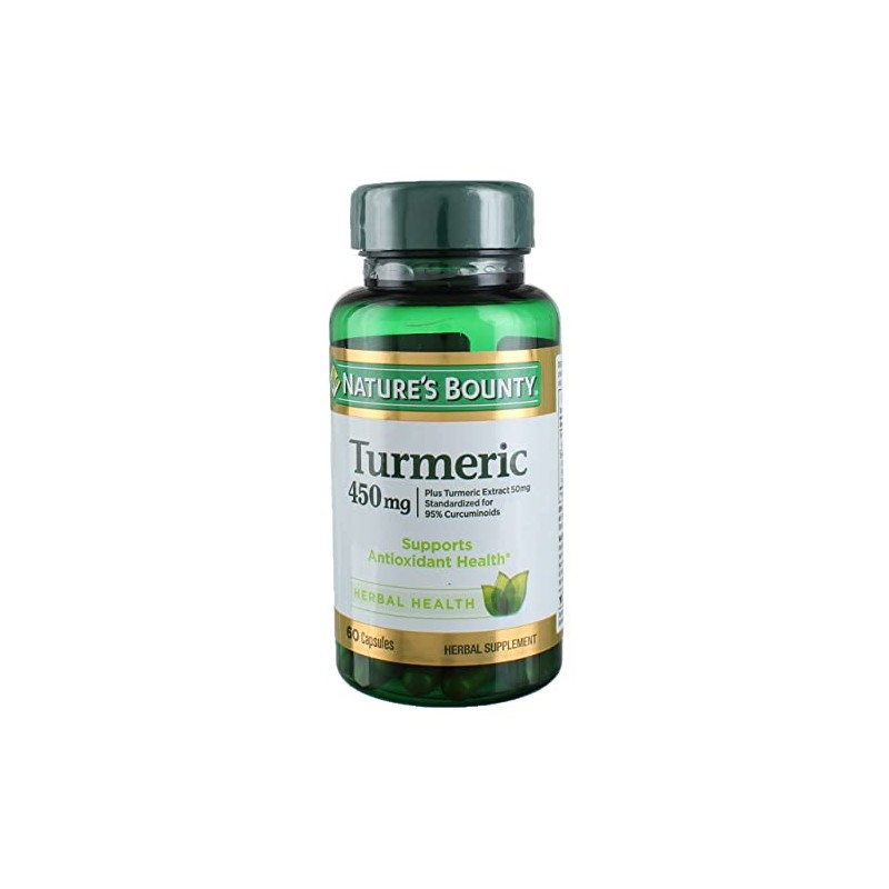 Nature's Bounty Turmeric 450 mg Capsules - 60 ct, Pack