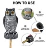 Hutisyoe 3-Pack Realistic Owl Statues for Outdoor Decor – Garden,