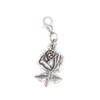 Rose Clip on Charm Perfect for Necklaces and Bracelets 101R