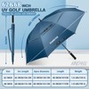 NINEMAX 62 Inch Golf Umbrella UV Protection, Large Windproof UV