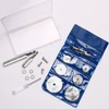 11 PCS Rotary Drill Saw Blades: 6 PCS Mini Circular