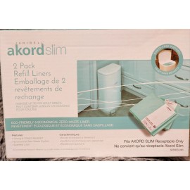 AKORD  Akord Slim Refill Liners Adult Underwear Disposal 2 Pack Refill