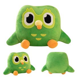 Mineup Cartoon Green Owl Plush Toy, Cartoon Owl Throw Cushion, Soft Owl Stuffed Toy, Cute Animal Plush Doll, Plush Owl Toy for Home Decoration, Children's Birthday Gift