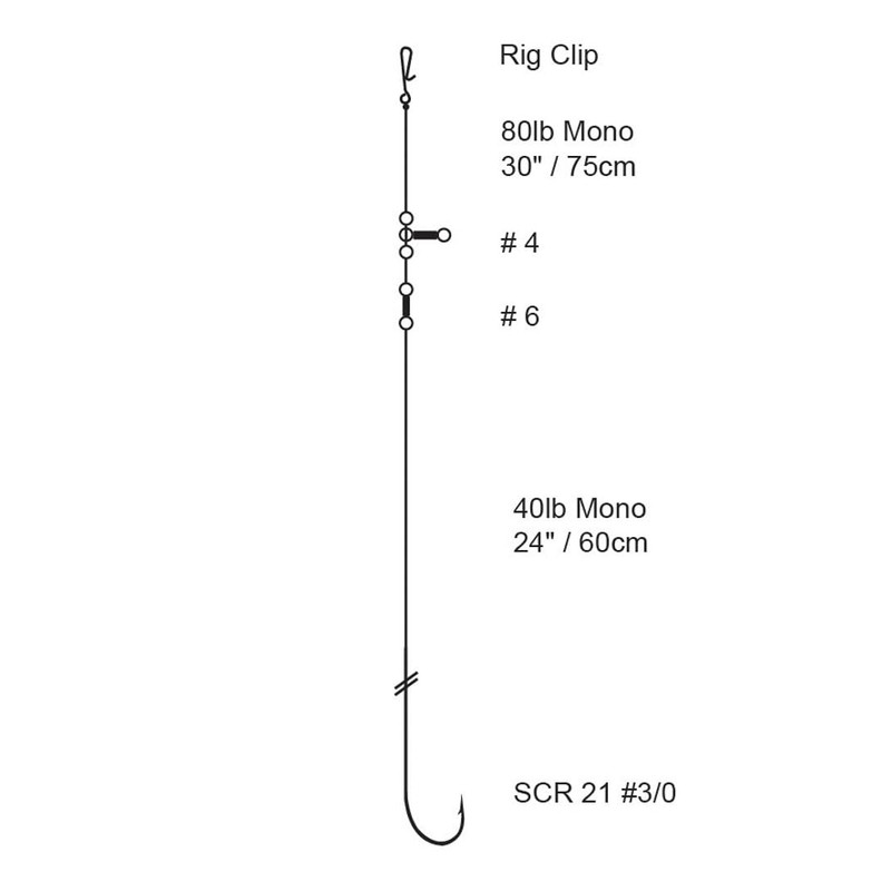 Cox & Rawle Cod/Bass Sea Fishing Rig (Pulley Rig) Size