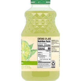 Santa Cruz Organic Limeade, 32 Ounces