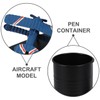 HOODANCOS Airplane Model Pen Holder Multi-function Desk Organizer Stylish Pencil