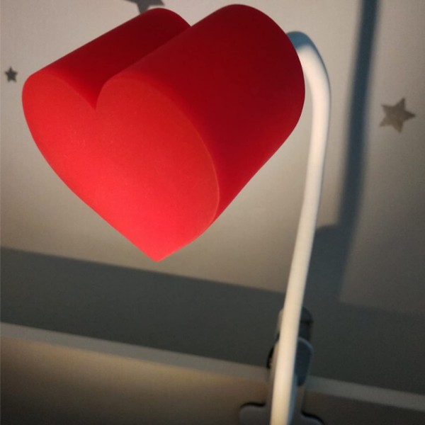 ErgoJoJo Heart Shape Attachment, Red Night Light, Bedroom Decor for Kids and Adults, Breastfeeding Essential- Baby lamp- Ideal for Overnight Use, Sensory & Warm Mood Light