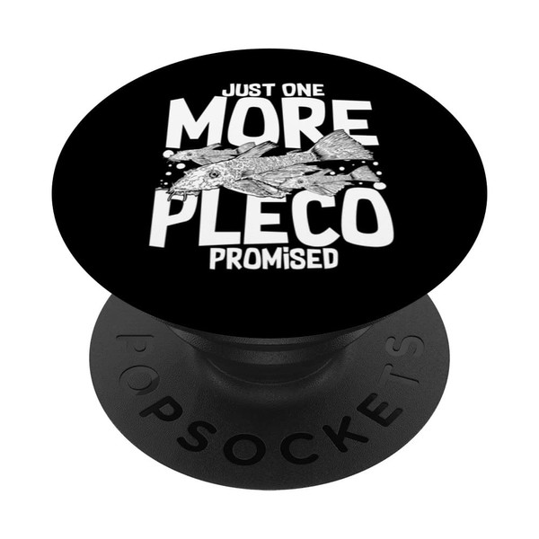Plecostomus Pleco Fish Aquarium Food Tank Zebra Cave PopSockets Swappable