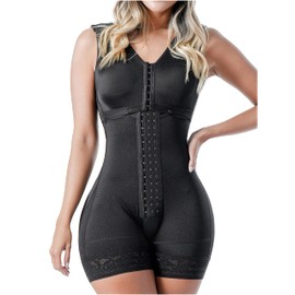 Sonryse TR86BF Butt Lifter Tummy Control Post Surgery Lipo Stage 1 Garments Shapewear Fajas Colombiana Levanta Cola Reductoras y Moldeadoras Black S