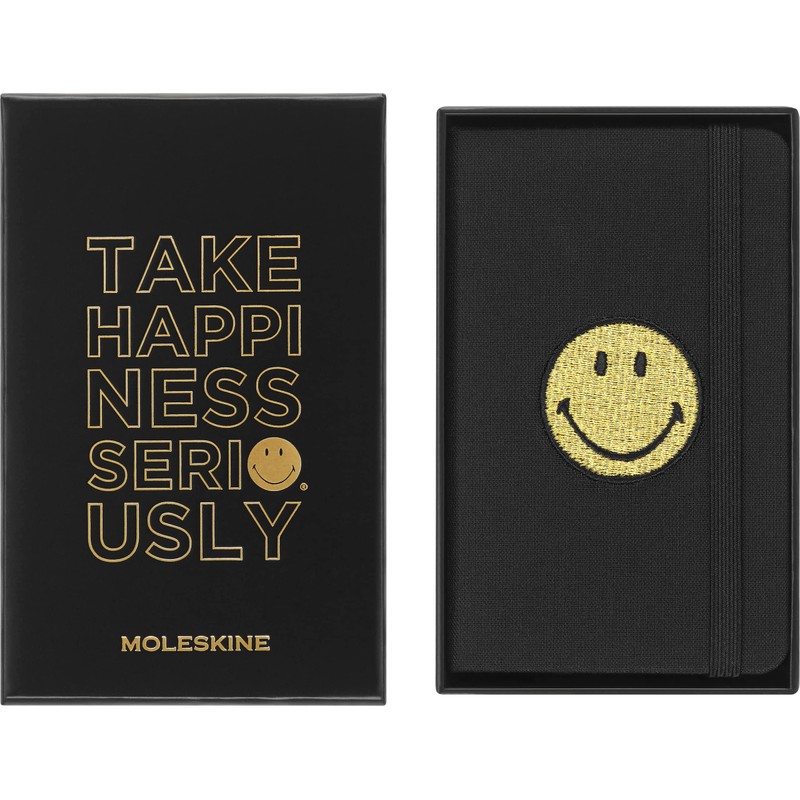 Moleskine - Limited Edition Smiley Plain Notebook with Collector's Box,
