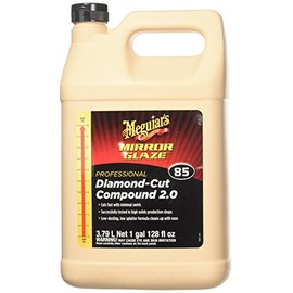 Meguiar’s M8501 Mirror Glaze Diamond Cut Compound 2.0, 1 Gallon