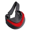 Pet Carrying Sling Breathable Large Zipper Opening Polyester Cat Puppy