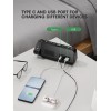 Mesqool Projection Alarm Clock for Bedroom Ceiling Digital Clock Projector