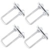 U-Bolts 4pcs Square Brackets U Bolts U-Clamp M8 Bolts U-Bolts