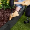 Rubberific 4' Rubber Cobblestone Flexible No Dig Landscape Mulch Border