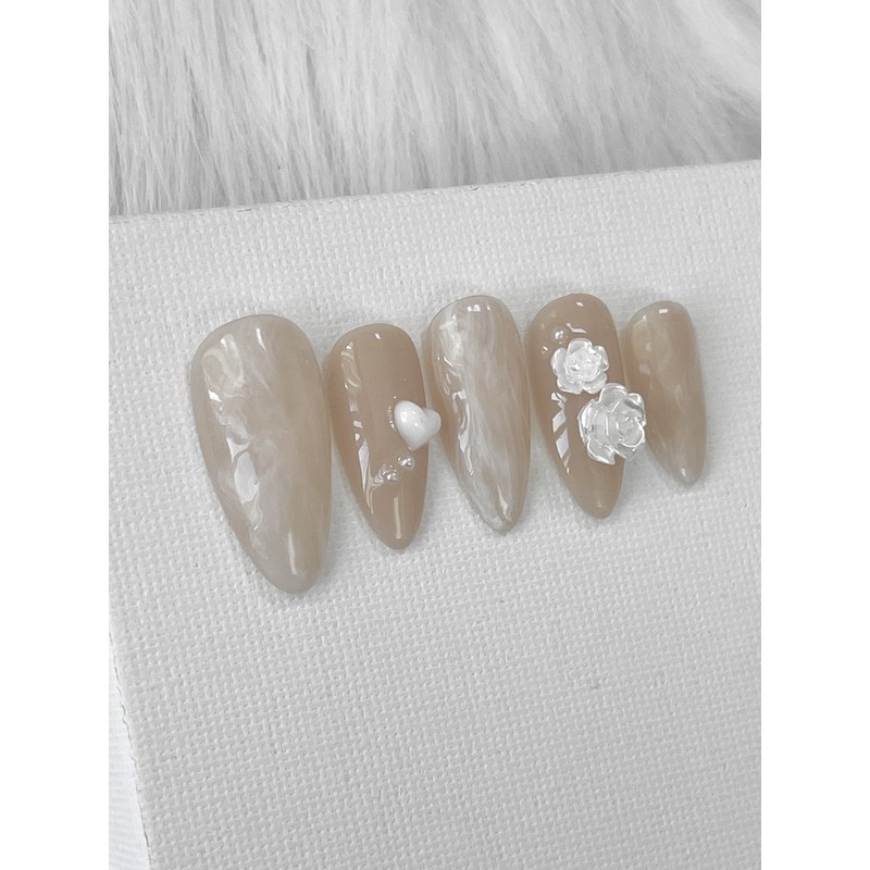 (3+1) Blia handmade nail tips - Almond / (3+1) 블리아