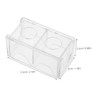 WHAMVOX 5pcs Transparent Pool Chalk Holder Lightweight Case for Billiards