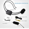 HUACAM Wireless UHF Microphone Professional 50 m Stable Transmission Head
