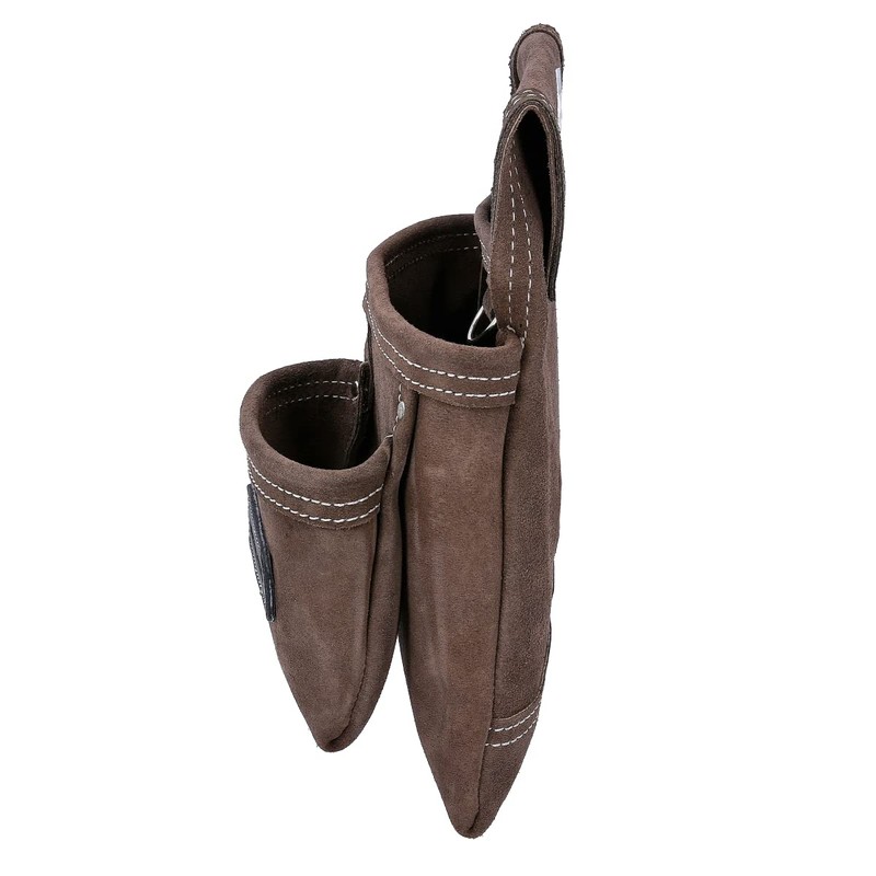 TOUGH MASTER Belt Tool Pouch, 3 Multi Pockets Suede Leather