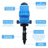 0.4%~4% Adjustable Fertilizer Injector for Drip Irrigation, Automatic Chemical Liquid