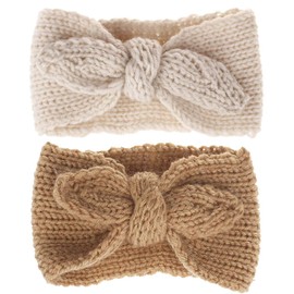 Winter Cute Kids Baby Girls Knit Rabbit Knotted Headband Headwrap Earwarmer
