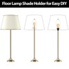 Filltown 10 Inch Lamp Harp 2 Set, Detachable Lamp Shade
