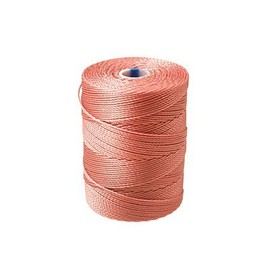 C-LON Fine Weight Bead Cord, Rose - 0.4mm, 136 Yard Spool