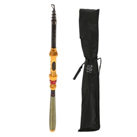 Mini Portable Carbon Retractable Super Hard Sea Fishing Fish Pole Rod (1.8m)