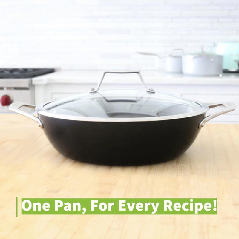 TECHEF - Onyx Collection - Nonstick Everyday Pan With Lid,