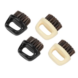 4 Cepillos Faciales de Barbero, Cerdas Suaves, Cepillo para Nudillos de Bigote Y Estilo de Barba para Hombres