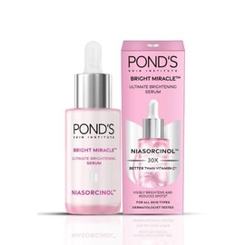 POND's Bright Beauty Suero, 12% complejo gluta-niacinamida, antipigmentación, 0.9 fl oz